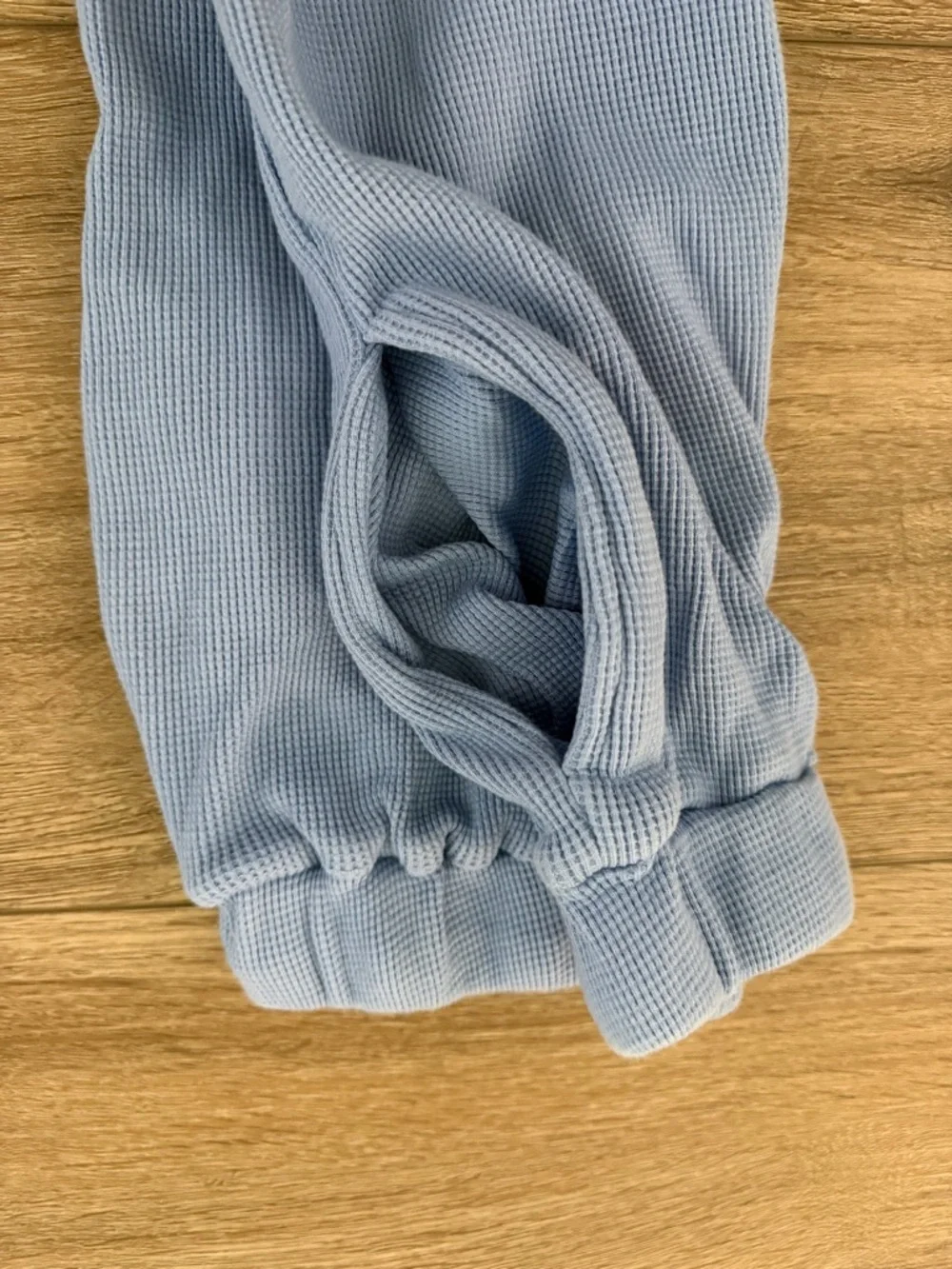 NWOT Winnie + Crew Emerson Waffle Set in Blue - 4T